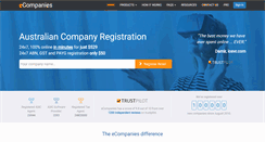 Desktop Screenshot of ecompanies.com.au
